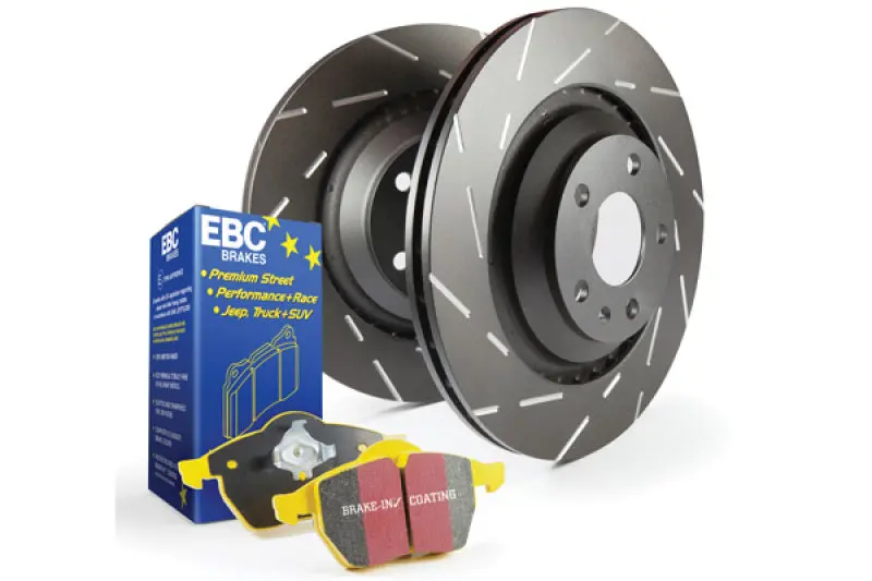 Ebc Yellowstuff High-Performance Brake Pads And Usr Drilled Rotors Kit 1