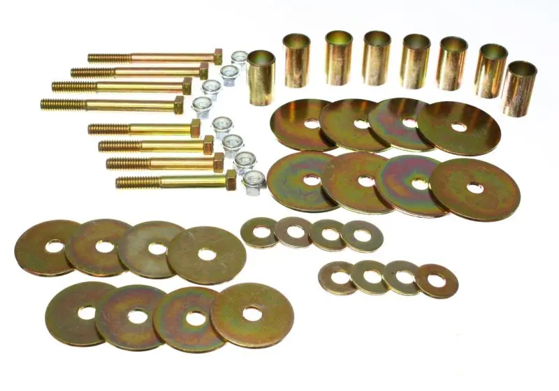Energy Suspension Bronco Body Mount Hardware Kit – Replacement Fasteners And Bushings 1