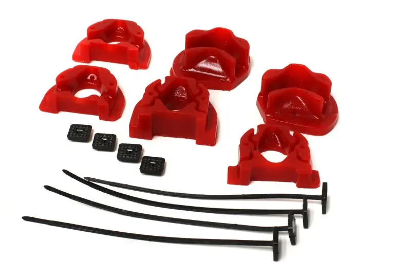 Energy Suspension Manual Transmission Motor Mount Inserts For 1992–2000 Honda Civic (Excl. 1999–2000 Si) & 1993–1997 Del Sol – Red Polyurethane 1