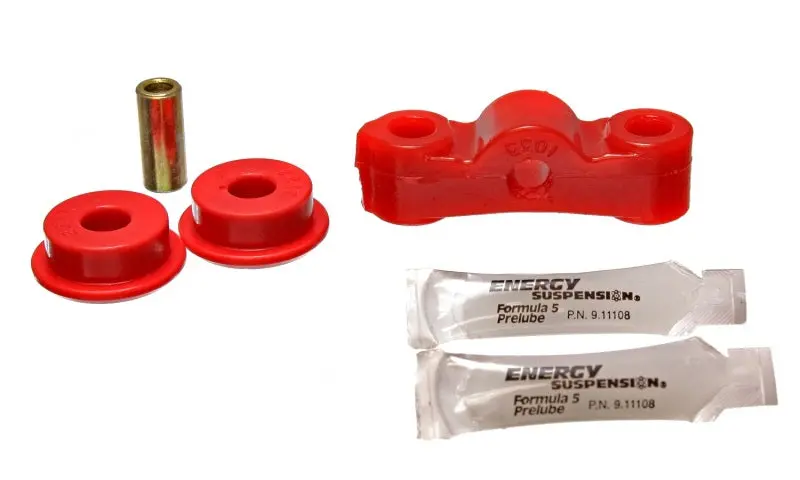 Energy Suspension Manual Transmission Mount Kit — Red Polyurethane, Fits 1988–2000 Honda Civic/Crx And 1993–1997 Del Sol (Non-Vtec) 1