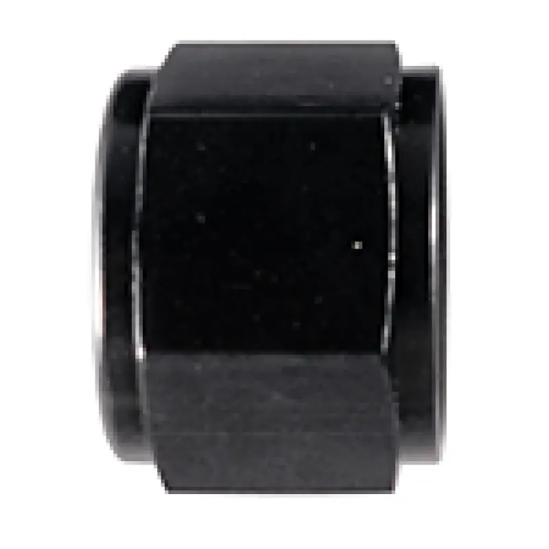 Fragola -16An Aluminum Flare Cap – Black Anodized Finish 1