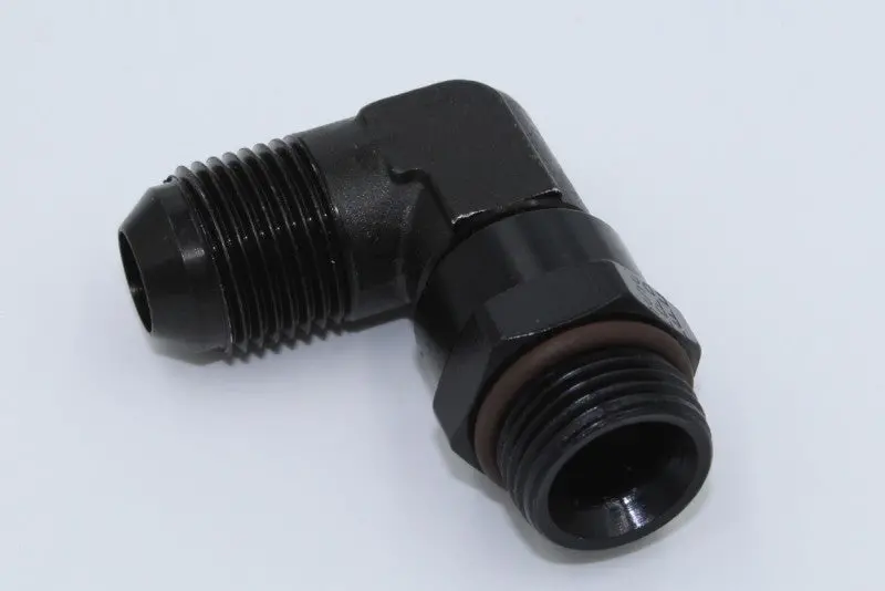 Fragola Black 90° Swivel Fitting: -12An To 1-1/16"–12 Thread (12Mm) 1