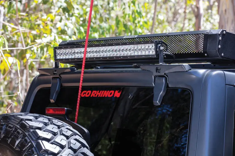 Go Rhino Led Light Mount For 2018–2020 Jeep Wrangler Jl/Jlu – Supports Up To 30" Bars 2