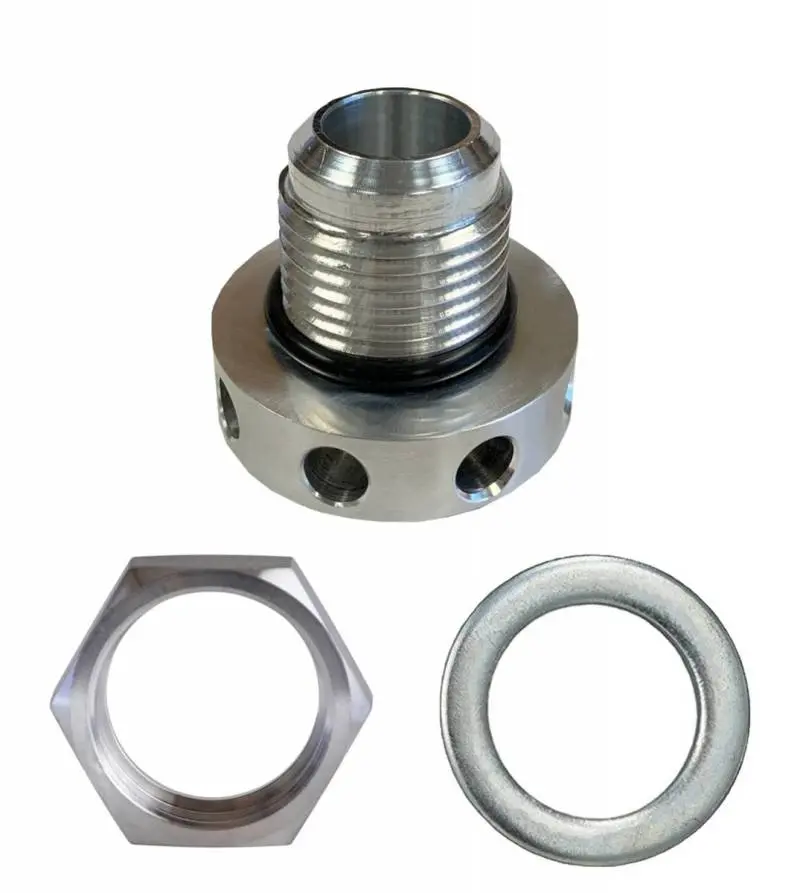 Granatelli Billet Valve Cover Breather – -12An Male Insert Style 1