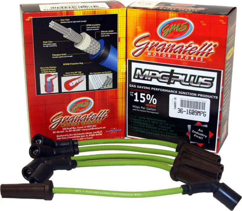 Granatelli Mpg Plus Ignition Wires For 1993 Chevrolet Camaro V8 5.7L 1