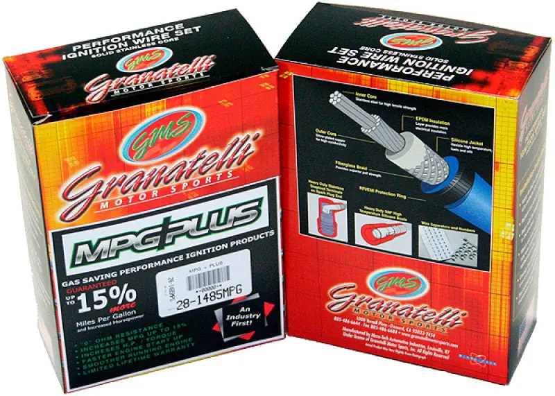 Granatelli Performance Ignition Wires For 1976–1987 Chevrolet Chevette 1.6L 4-Cylinder 1