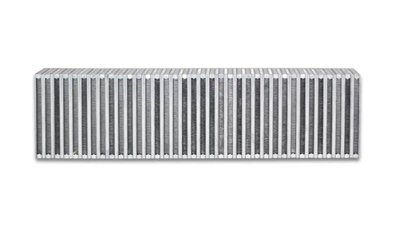 High-Performance Vertical-Flow Intercooler Core – 24" Wide × 6" High × 3.5" Deep 1