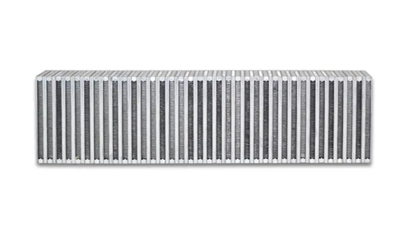 High-Performance Vertical-Flow Intercooler Core – 24" Wide × 6" High × 3.5" Deep 2