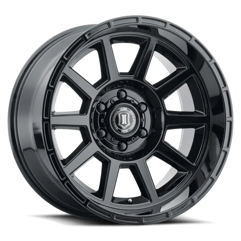 Icon Recoil Gloss Black Off-Road Wheel – 20×10, 5×5, -24Mm Offset, 4.5″ Backspace 1