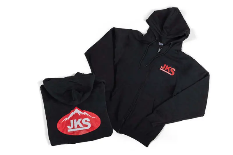 Jks Manufacturing Black Zip-Up Hoodie – Medium 1