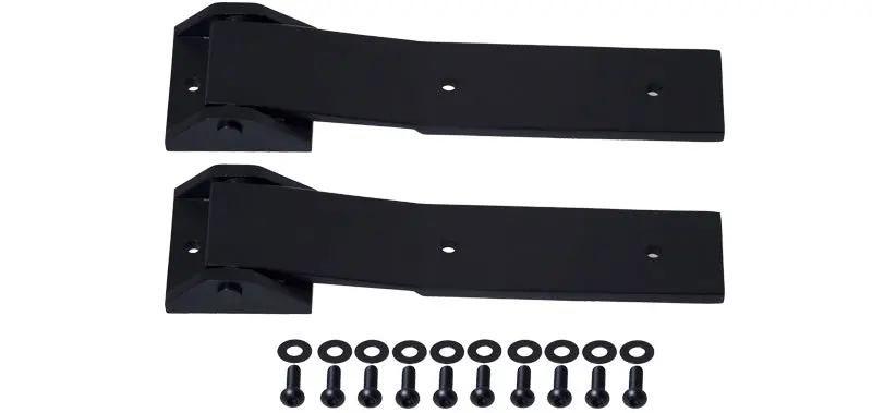 Kentrol Textured Black Tailgate Hinge Pair For 2007–2018 Jeep Wrangler Jk 1