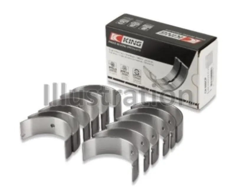 King Connecting Rod Bearing Set For Chrysler 215 Engine – .026-Inch Oversize (6-Piece) 1