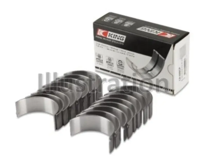 King Oversized Connecting Rod Bearing Set For Chrysler 361/383 Big Block Engines (0.050" Over) 1