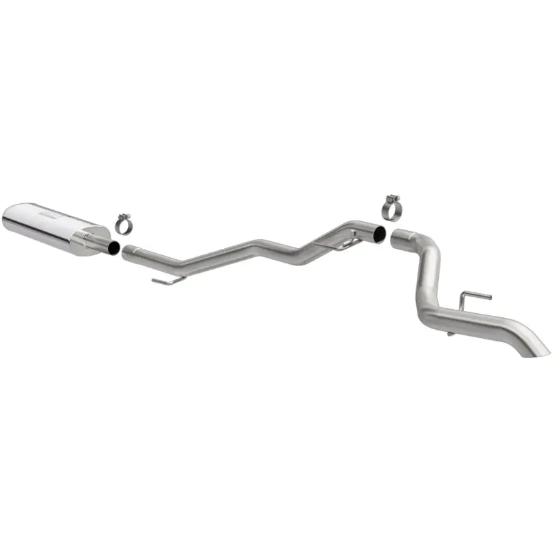 Magnaflow Rock Crawler Series Cat-Back Exhaust For 2020 Jeep Gladiator – 2.5-Inch Stainless Steel, Rear Exit, No Tip Included 1