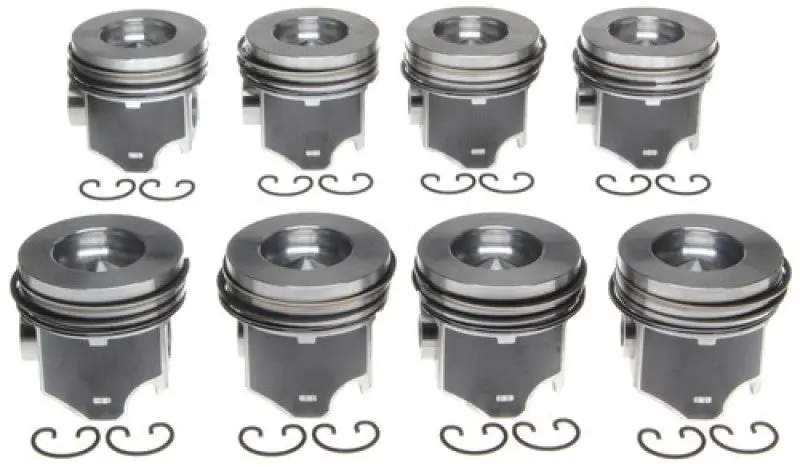 Mahle Oe Piston Set For Gm 6.6L Duramax Lmm/Lbz (2006–2009) – Left Bank Only, 4-Piece Kit 1