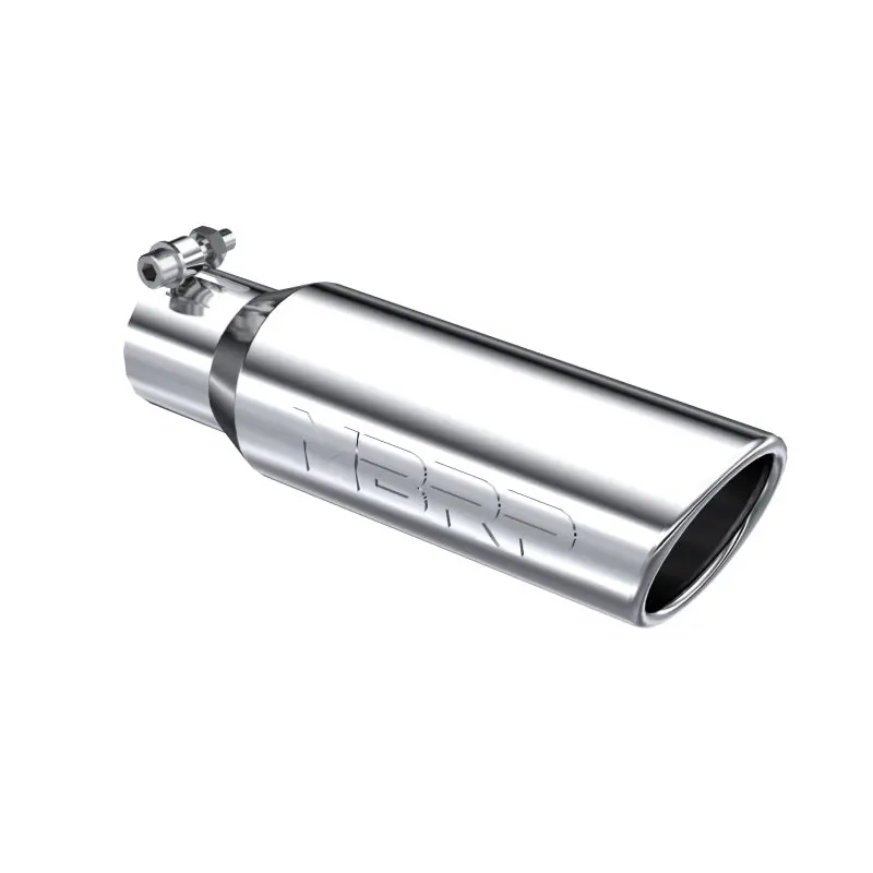 Mbrp Universal 3-Inch O.D. Angled Exhaust Tip – Rolled End, Dual Inlet, 10-Inch Length 1