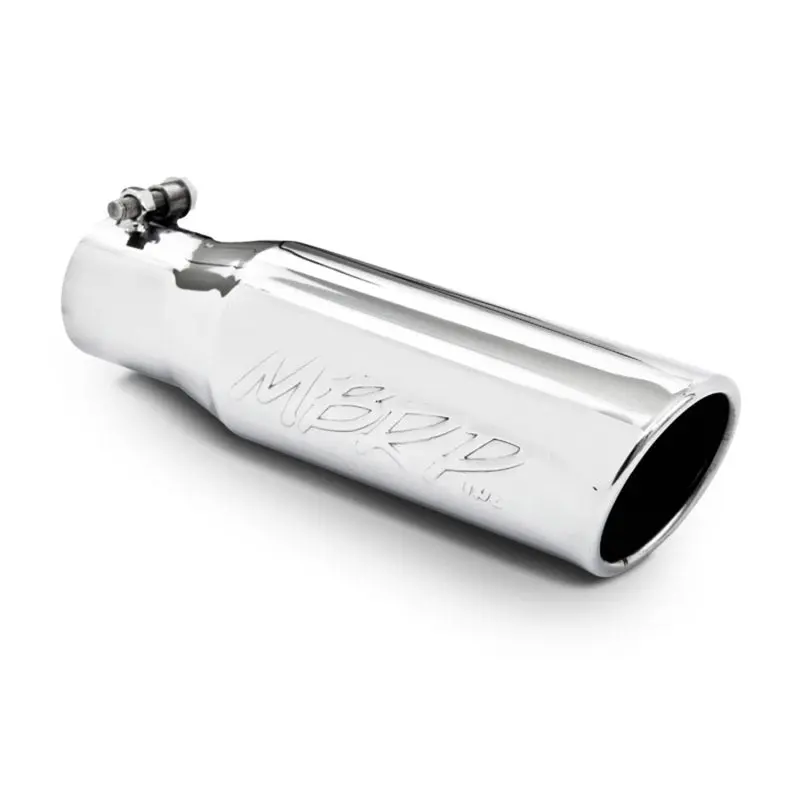 Mbrp Universal 3-Inch O.D. Angled Exhaust Tip – Rolled End, Dual Inlet, 10-Inch Length 2