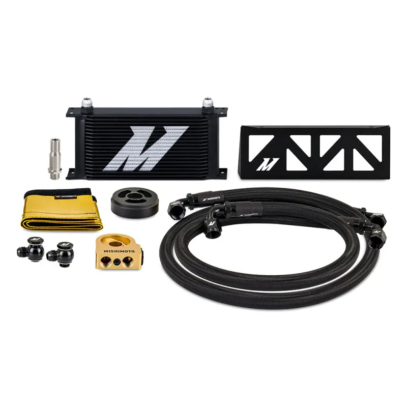 Mishimoto Thermostatic Oil Cooler Kit For 2022+ Subaru Brz & Toyota Gr86 (Black Finish) 1