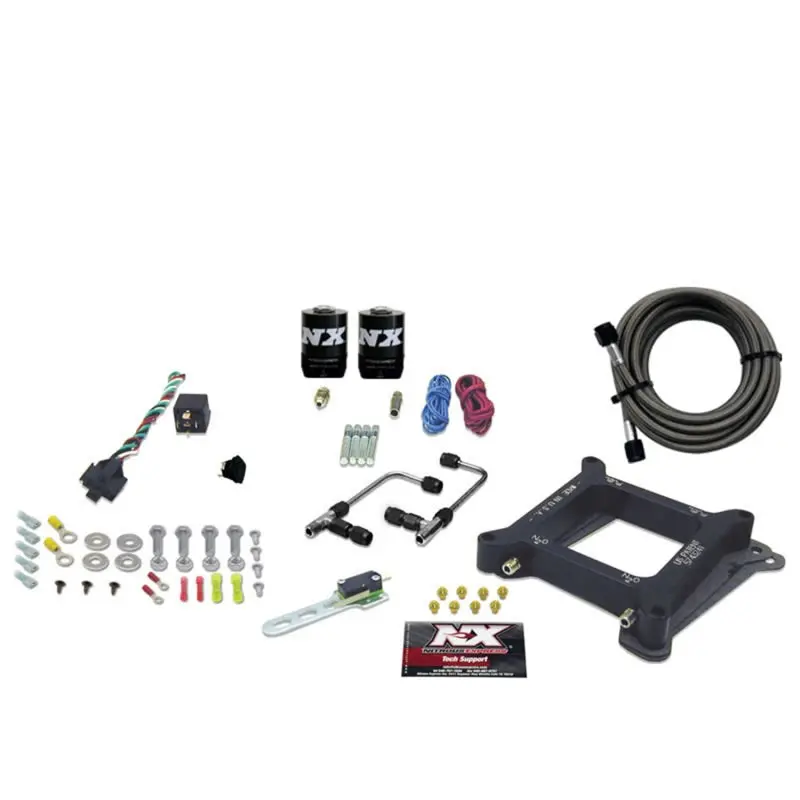 Nitrous Express 4150 Gemini Pro-Power Alcohol Nitrous Kit (100-500Hp) W/O Bottle 1