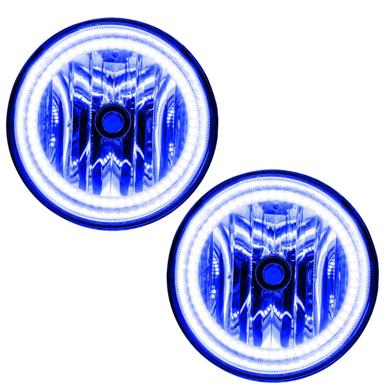 Oracle Lighting Blue Led Halo Fog Light Kit For 2007–2013 Toyota Tundra 1