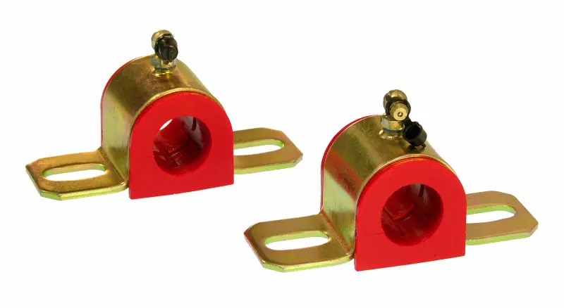 Prothane 90-Degree Greasable Sway Bar Bushings – 1" Diameter, Type B Bracket, Red 1