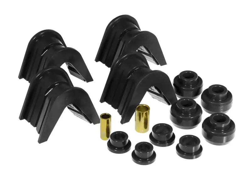 Prothane Polyurethane Bushing Kit For 1966–1979 Ford Trucks – 14-Piece, 7° Offset, Black 1
