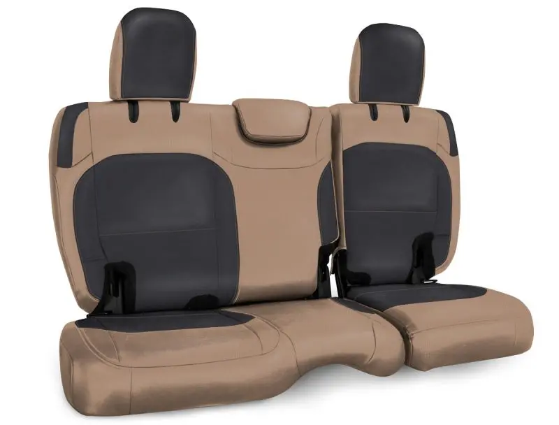 Prp Rear Bench Seat Cover For 2018+ Jeep Wrangler Jl Unlimited (4-Door) – Black/Tan Cloth Interior 1
