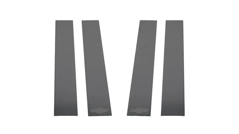 Putco Bow Tie Emblem Etching Kit For 2020 Chevrolet Silverado Hd 2500/3500 – 6-Piece Black Platinum Pillar Set 1