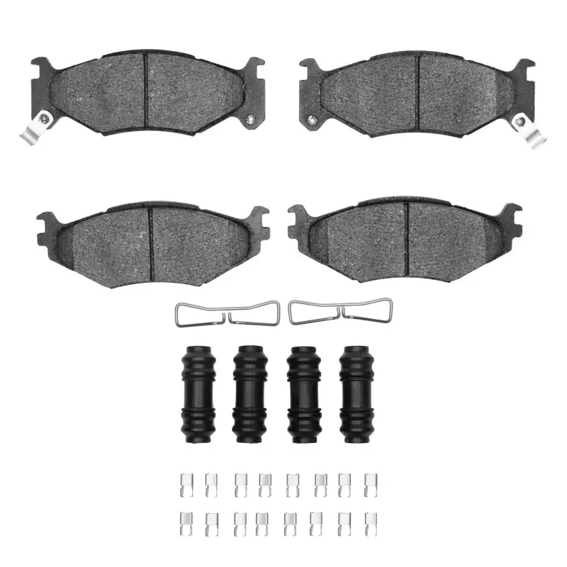 R1 Optimum Oe Front Brake Pad & Hardware Kit For 1991–1995 Chrysler Lebaron 1