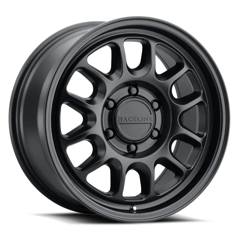 Raceline 958B Rogue Satin Black Alloy Wheel: 18X9In, 5X127 Bolt Pattern, +18Mm Offset, 78.1Mm Bore 1
