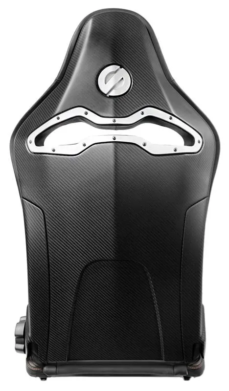 Sparco Spx Special Edition Racing Seat – Right-Hand Mount, Black & Red Upholstery With Gloss Carbon Fiber Shell 1
