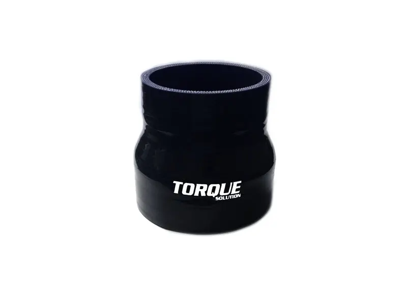 Torque Solution 2" To 3" Black Silicone Transition Coupler – Universal Fit 1