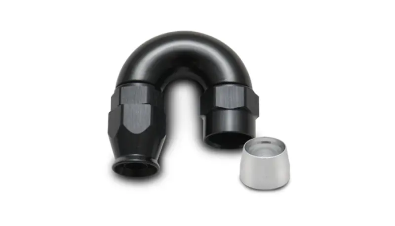 Vibrant -6An 180° Ptfe-Lined Hose Elbow Fitting With Swivel End 1