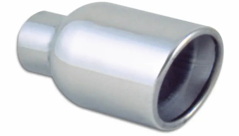 Vibrant Dual-Wall Stainless Steel Exhaust Tips – 3" Inlet × 4" Outer Diameter, Angle-Cut Design 1
