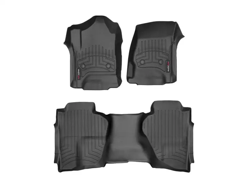 Weathertech Front Floorliner – Custom-Fit, Black Interior Protection 1