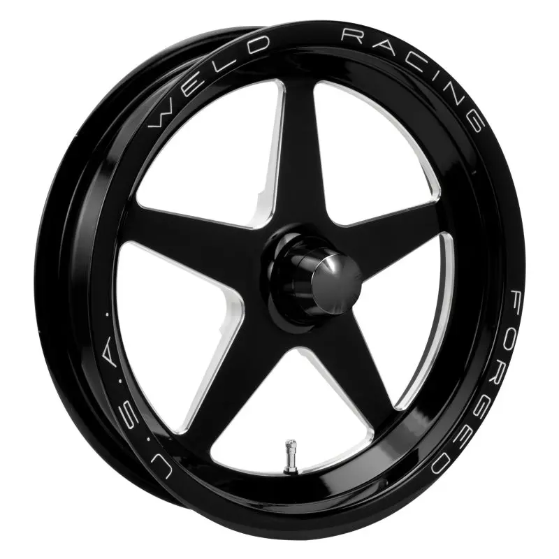 Weld Alumastar 15×3.5 Black Non-Beadlock Wheel – Anglia Spindle Mount, 1.75" Backspace 1