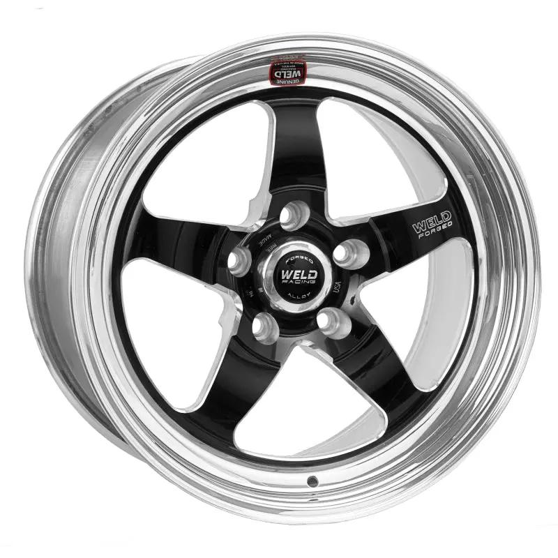 Weld S71 Black Non-Beadlock Wheel – 17×5.2 Inches, 5×4.75 Bolt Pattern, 2.5-Inch Backspace (Low Pad Design) 1