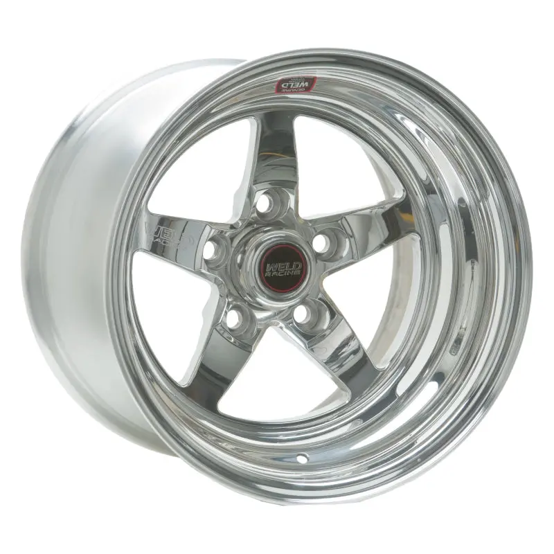 Weld S71 Polished 15X9.33-Inch Wheel – 5X5 Bolt Pattern, 4.5-Inch Backspace, Non-Beadlock Design 1