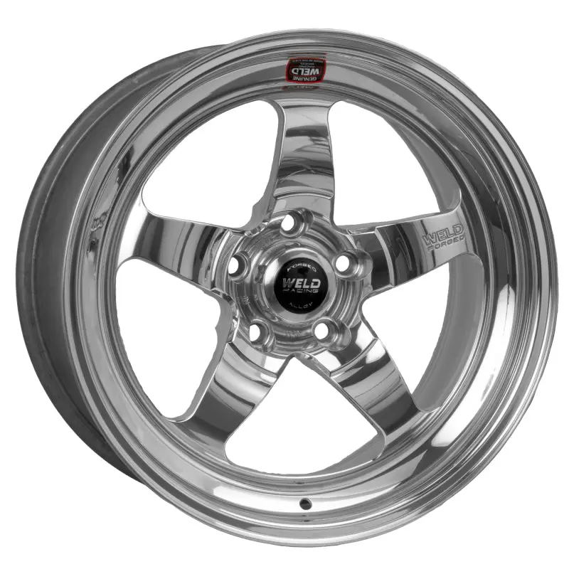 Weld S71 Polished Aluminum Wheel – 18X10, 5X115Mm, 6.6-Inch Backspace, High-Pad Design 1
