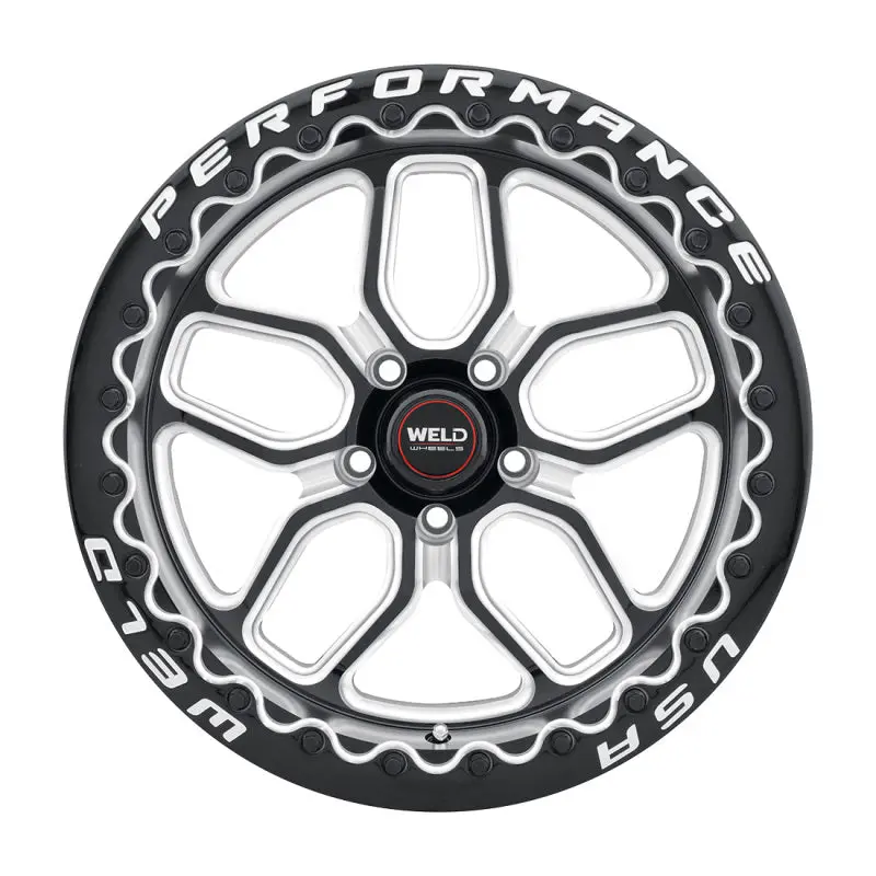 Weld S907 Laguna Beadlock Wheel: 17X10, 5X115, Et0, Gloss Black, 78.1Mm Bore 1